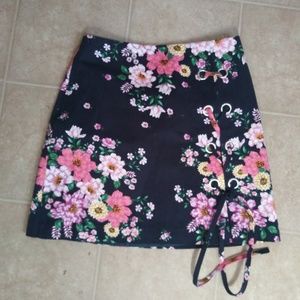 🎉Sale H&M Denim Floral Skirt